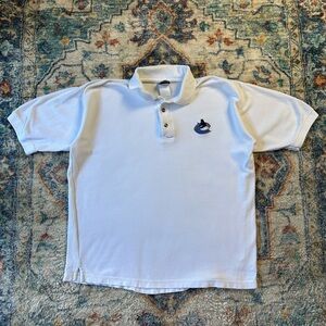 Vintage NHL Vancouver Canucks Polo Shirt Size XL